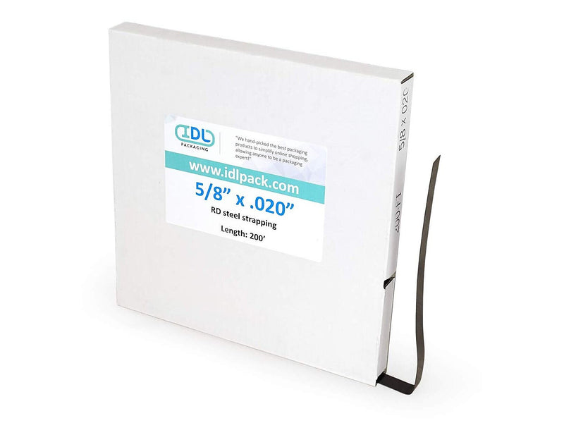 5/8" x 0.020" x 500' Heavy-Duty Steel Strapping Kit, Hand Grade (U.SSK.58.500)