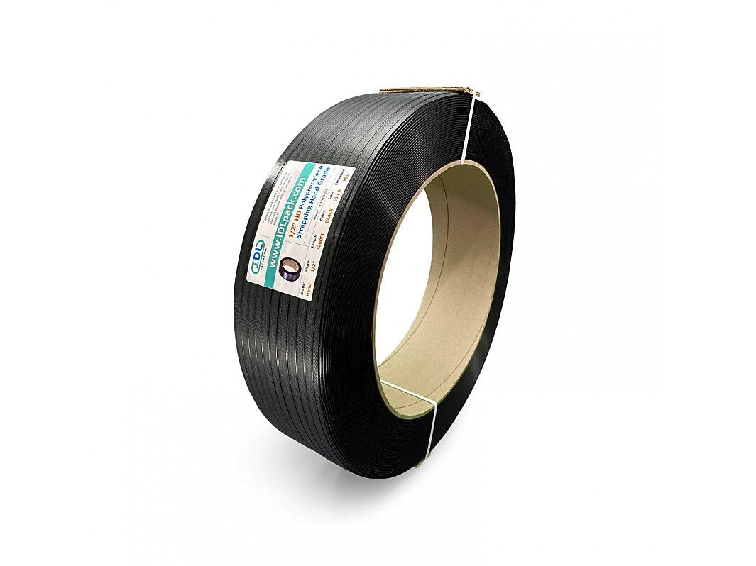1/2" x 0.017" x 7200' Polypropylene Strapping, 16" x 6", Hand Grade (H-12600-166)