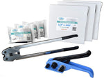 1/2" x 0.028" x 600' Polyester Strapping Kit, Hand Grade (BM.PSK.12.600)