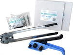5/8" x 0.035" x 400' Polyester Strapping Kit, Hand Grade (BM.PSK.58.400)
