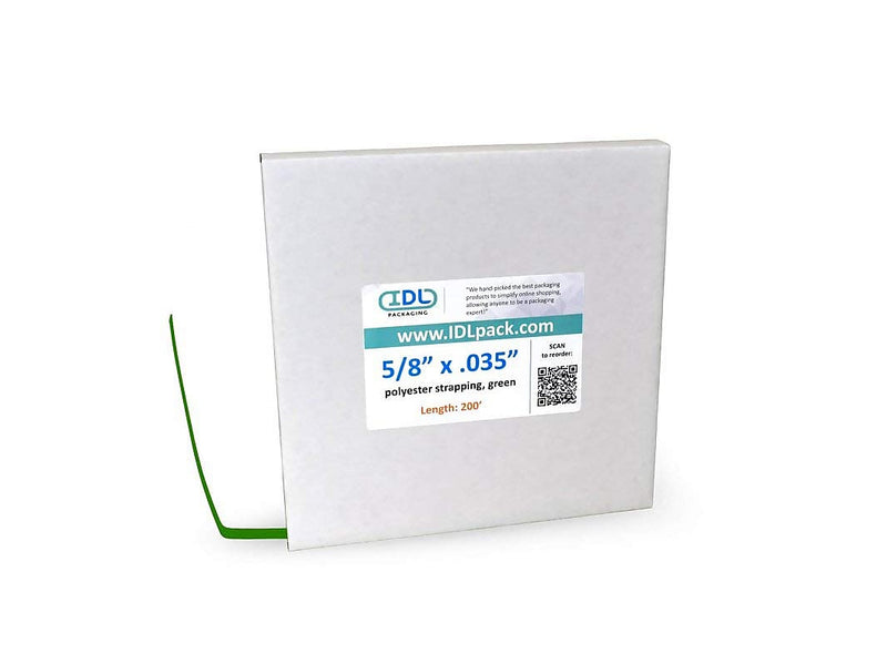 5/8" x 0.035" x 800' Polyester Strapping Kit, Hand Grade (BM.PSK.58.800)