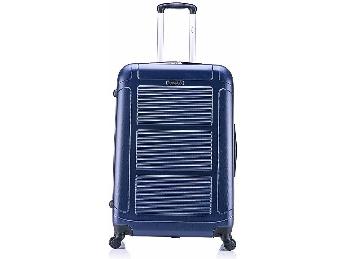 InUSA Pilot 28" Hardside Suitcase, 4-Wheeled Spinner, TSA Checkpoint Friendly, Blue (IUPIL00L-BLU)