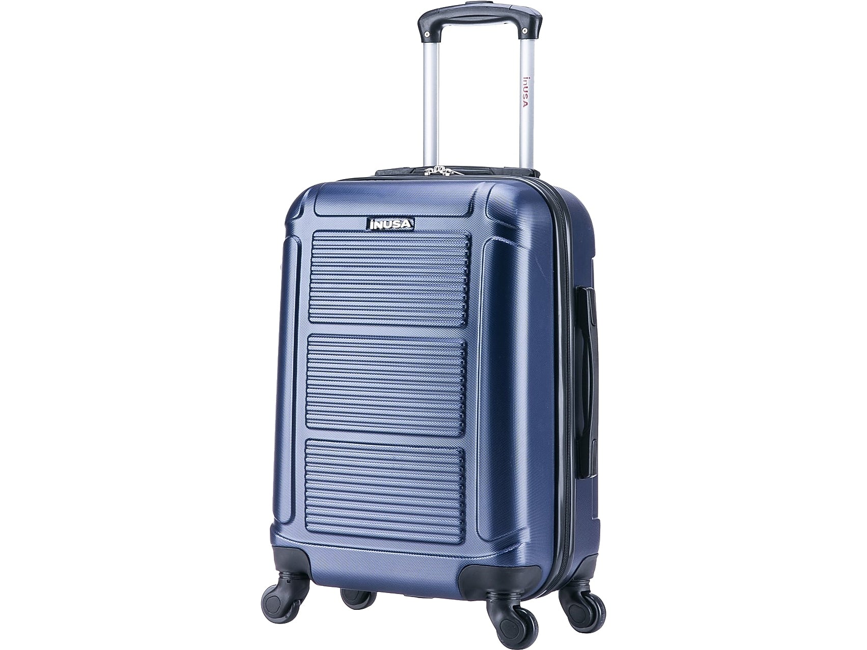 InUSA Pilot 20" Hardside Carry-On Suitcase, 4-Wheeled Spinner, TSA Checkpoint Friendly, Blue (IUPIL00S-BLU)