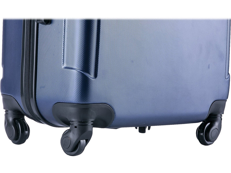 InUSA Pilot 20" Hardside Carry-On Suitcase, 4-Wheeled Spinner, TSA Checkpoint Friendly, Blue (IUPIL00S-BLU)