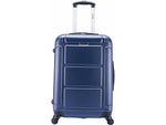 InUSA Pilot 24" Hardside Suitcase, 4-Wheeled Spinner, TSA Checkpoint Friendly, Blue (IUPIL00M-BLU)