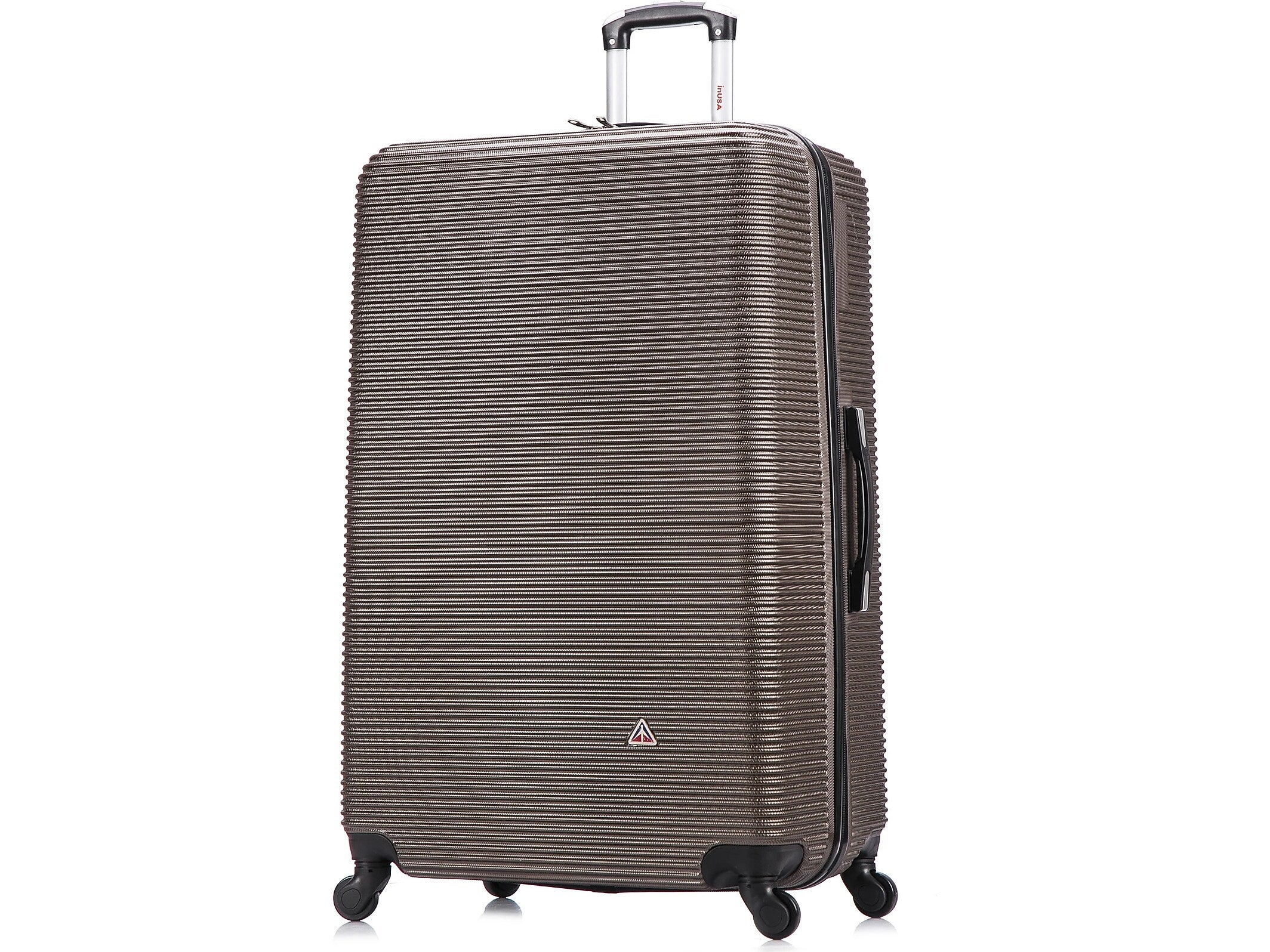 InUSA Royal 32" Hardside Suitcase, 4-Wheeled Spinner, TSA Checkpoint Friendly, Brown (IUROY00XL-BRO)