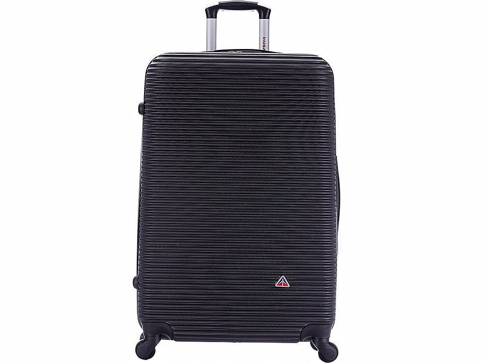 InUSA Royal 28" Hardside Suitcase, 4-Wheeled Spinner, TSA Checkpoint Friendly, Black (IUROY00L-BLK)