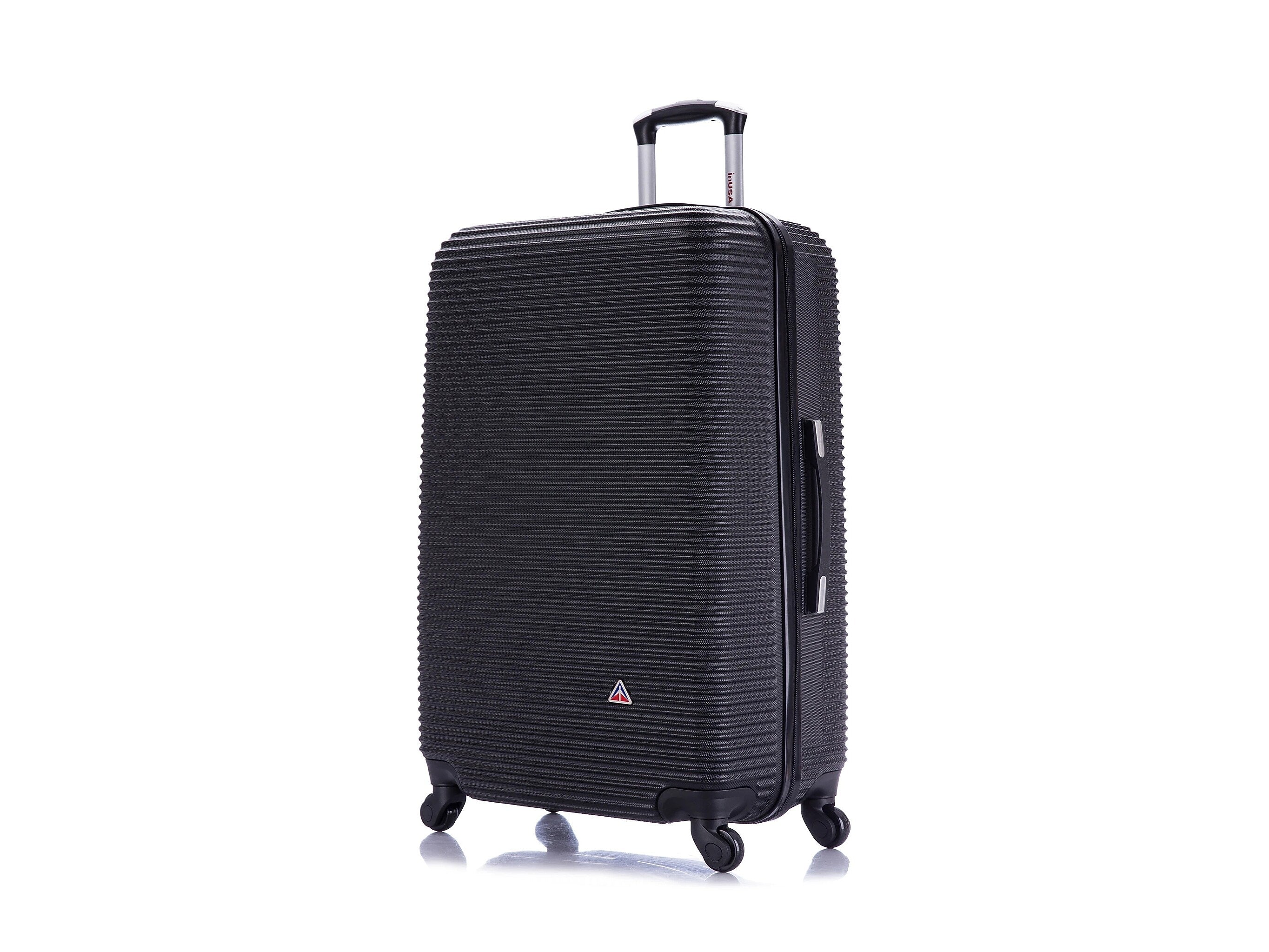 InUSA Royal 28" Hardside Suitcase, 4-Wheeled Spinner, TSA Checkpoint Friendly, Black (IUROY00L-BLK)