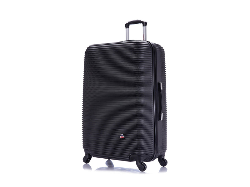 InUSA Royal 28" Hardside Suitcase, 4-Wheeled Spinner, TSA Checkpoint Friendly, Black (IUROY00L-BLK)