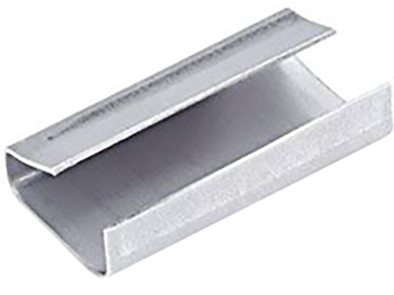 Open Polypropylene Strapping Seal, 0.5", 100/Pack (PP-O-12-M)