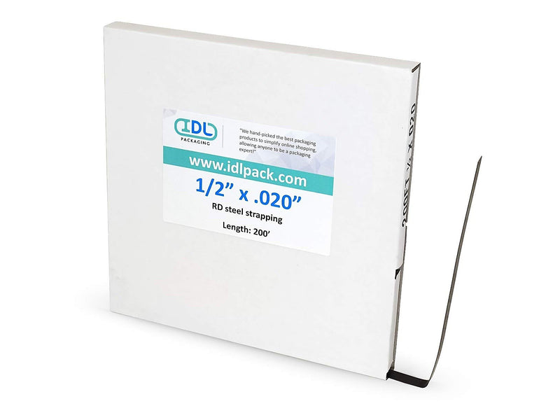 1/2" x 0.020" x 500' Steel Strapping Kit, Hand Grade (B.SSK.12.500)