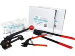 1/2" x 0.020" x 600' Steel Strapping Kit, Hand Grade (B.SSK.12.600)