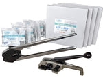 1/2" x 0.028" x 800' Polyester Strapping Kit, Hand Grade (PM.PSK.12.800)