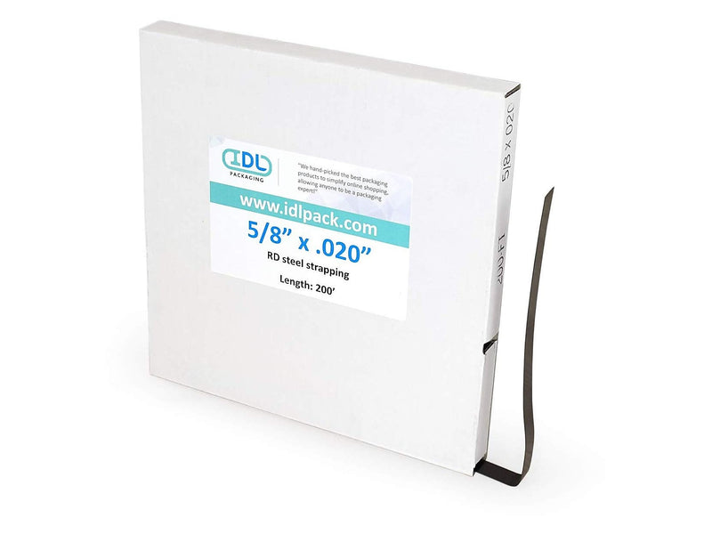 5/8" x 0.020" x 500' Steel Strapping Kit, Hand Grade (B.SSK.58.500)