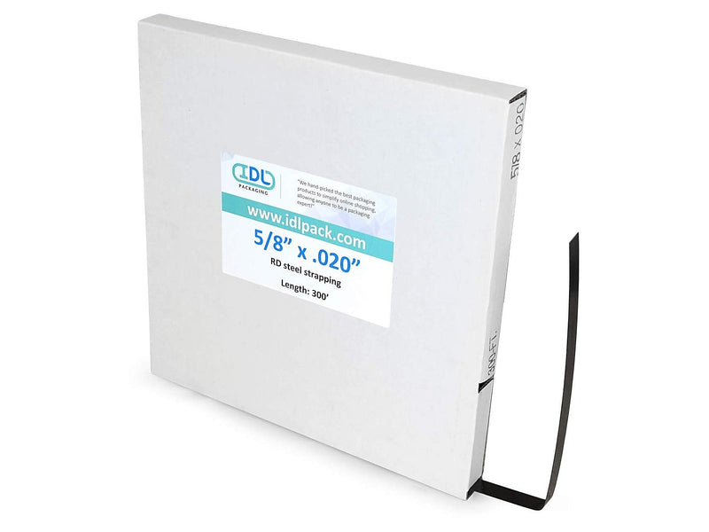 5/8" x 0.020" x 300' Steel Strapping Kit, Hand Grade (B.SSK.58.300)