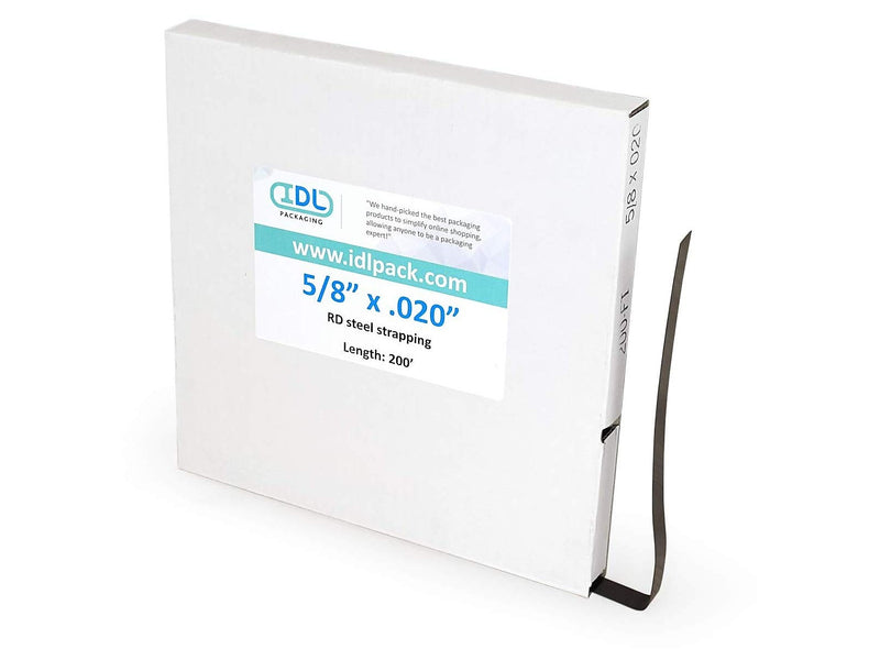 5/8" x 0.020" x 400' Steel Strapping Kit, Hand Grade (B.SSK.58.400)