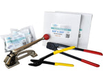 3/4" x 0.020" x 500' Steel Strapping Kit, Hand Grade (P.SSK.34.500)