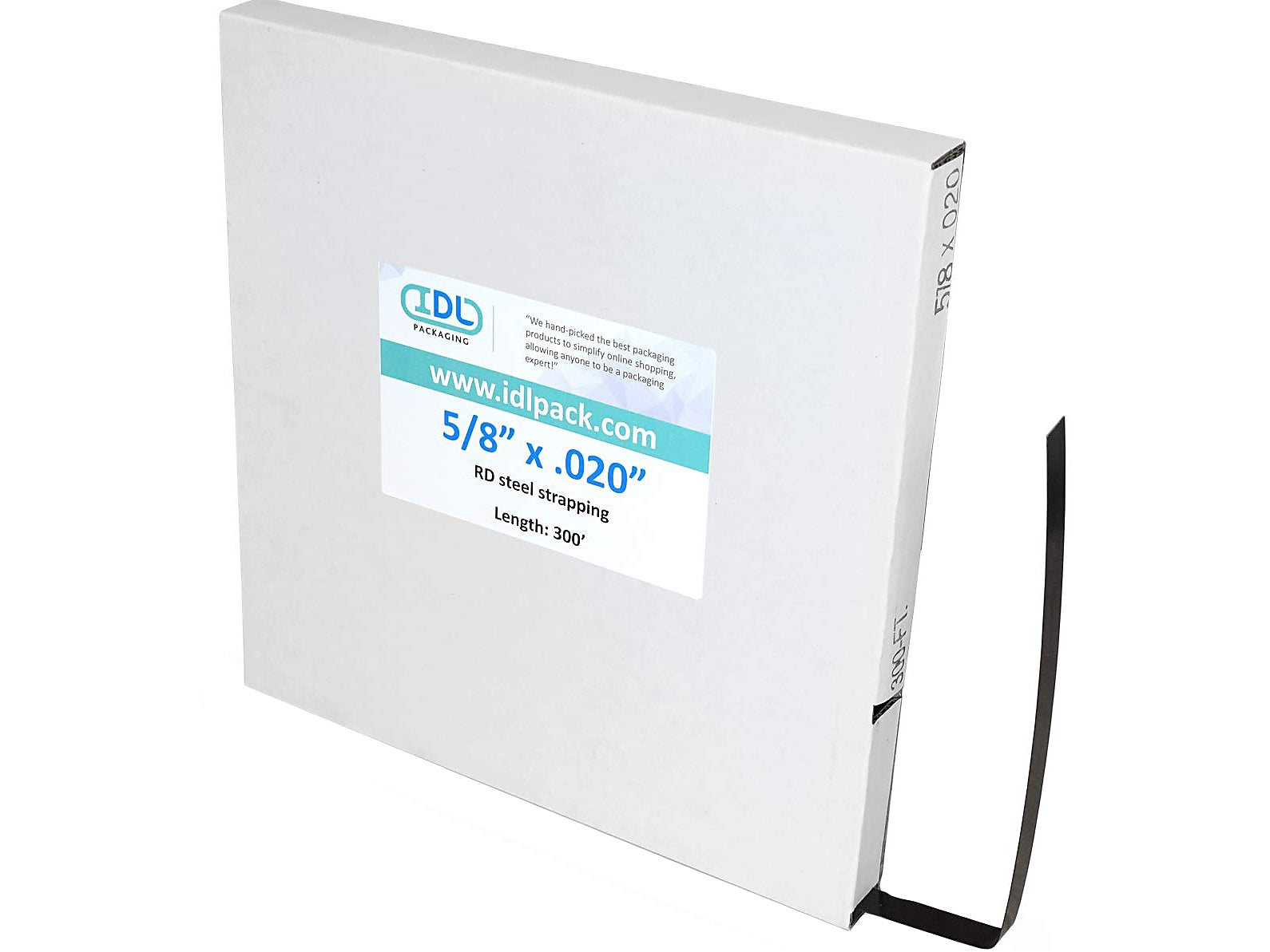 5/8" x 0.020" x 300' Steel Strapping, Hand Grade (MAL58.300)