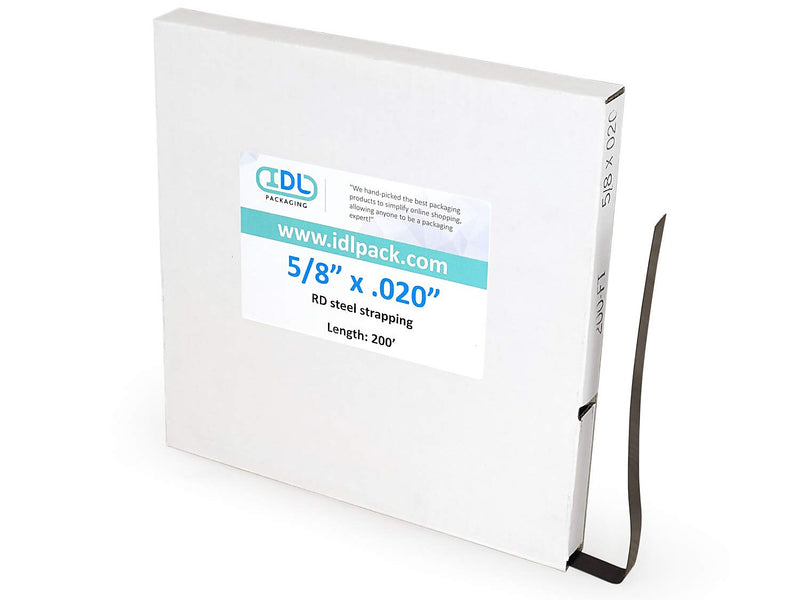 5/8" x 0.020" x 400' Steel Strapping Kit, Hand Grade (U.SSK.58.400)