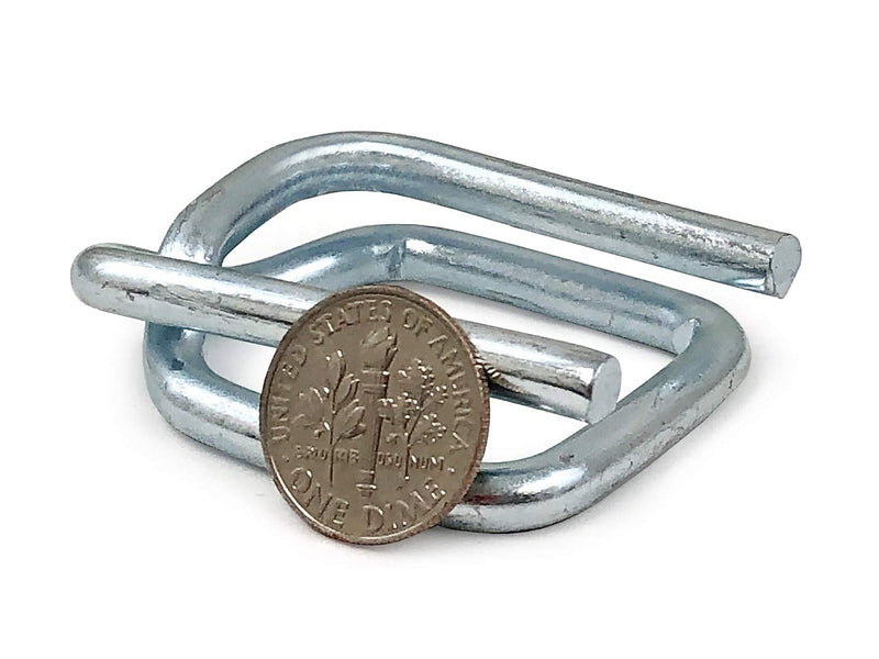 Poly Cord Strapping Metal Buckle, 1", 500/Box (TSS.BG1.500)