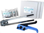 5/8" x 0.035" x 600' Polyester Strapping Kit, Hand Grade (BM.PSK.58.600)