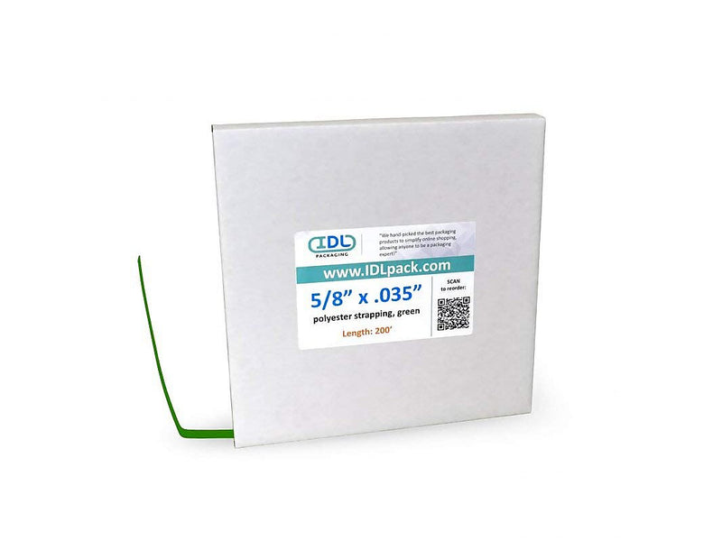 5/8" x 0.035" x 600' Polyester Strapping Kit, Hand Grade (BM.PSK.58.600)