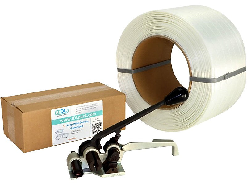 1" x 0.060" x 1312' Composite Strapping Kit, 8" x 8", Hand Grade (CCSK.1.1312)