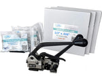 1/2" x 0.028" x 600' Polyester Strapping Kit, Hand Grade (CM.PSK.12.600)