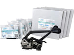 1/2" x 0.028" x 800' Polyester Strapping Kit, Hand Grade (CM.PSK.12.800)