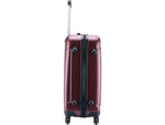 InUSA Pilot 24" Hardside Suitcase, 4-Wheeled Spinner, TSA Checkpoint Friendly, Wine (IUPIL00M-WIN)