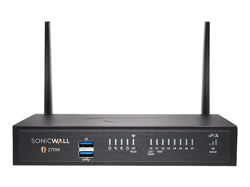Sonicwall TZ270W 02-SSC-6858 Wired and Wireless Firewall