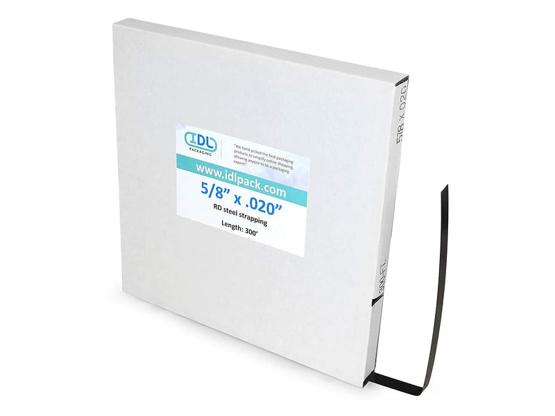 5/8 x 0.020 x 600' Steel Strapping Kit for Round Packages, Hand Grade (R.SSK.58.600)