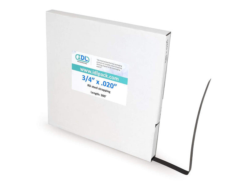 3/4 x 0.020 x 500' Steel Strapping Kit for Round Packages, Hand Grade (R.SSK.34.500)