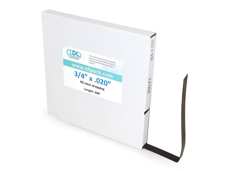 3/4 x 0.020 x 500' Steel Strapping Kit for Round Packages, Hand Grade (R.SSK.34.500)
