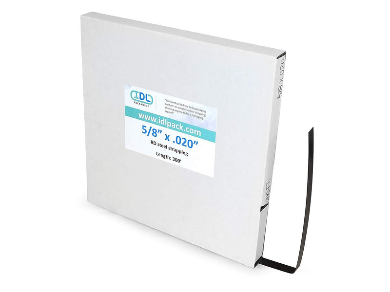 5/8 x 0.020 x 500' Steel Strapping Kit for Round Packages, Hand Grade (R.SSK.58.500)