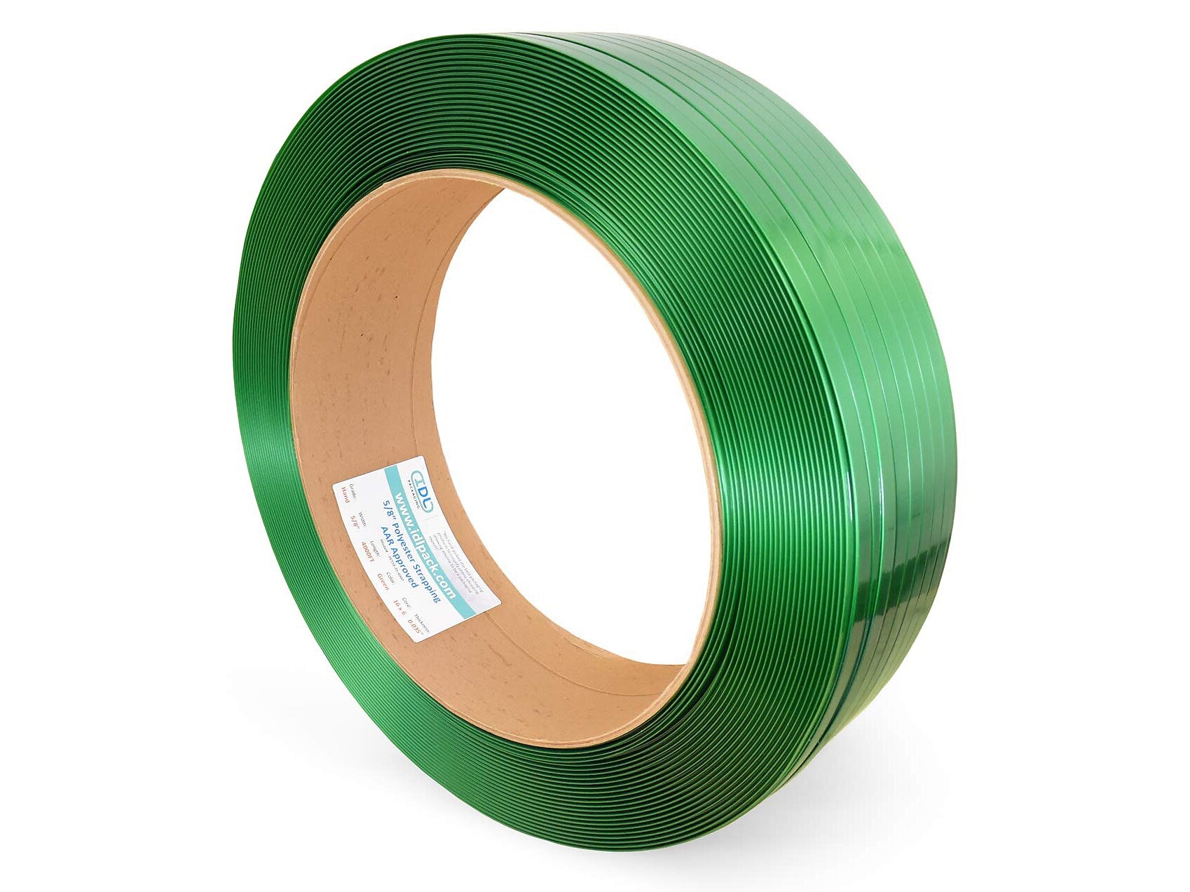 5/8" x 0.035" x 4000' Polyester Strapping Kit, 16" x 6", Hand Grade (P.PSK.58.4000-D)