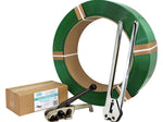 5/8" x 0.035" x 4000' Polyester Strapping Kit, 16" x 6", Hand Grade (P.PSK.58.4000)