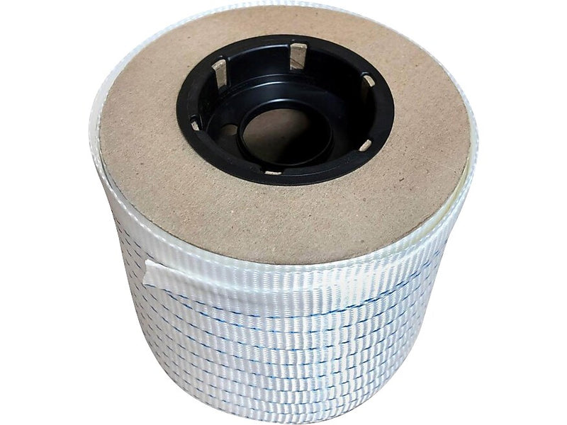 3/4" x 0.060 x 250' Woven Strapping, 6" x 3", Hand Grade (MiniCW34)