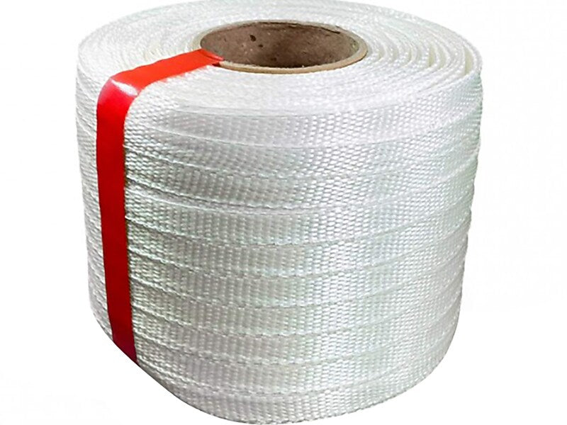 1/2" x 0.060 x 1500' Polyester Strapping, 6" x 3", Hand Grade (CW.12.1500)