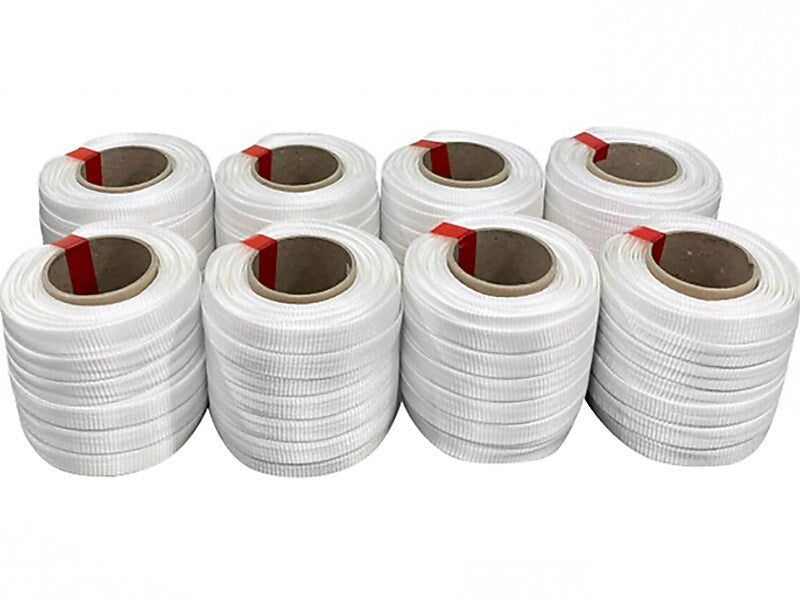 3/4" x 0.6" x 250' Polyester Strapping, 6" x 3", Hand Grade (CW.34.M-8)