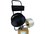 1 1/4" x 0.060 x 820' Composite Strapping Kit with Cart/Dispenser, 8" x 8", Hand Grade (CCSK.114.820-D)