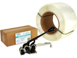 1 1/4" x 0.060 x 820' Composite Strapping Kit, 8" x 8", Hand Grade (CCSK.114.820)