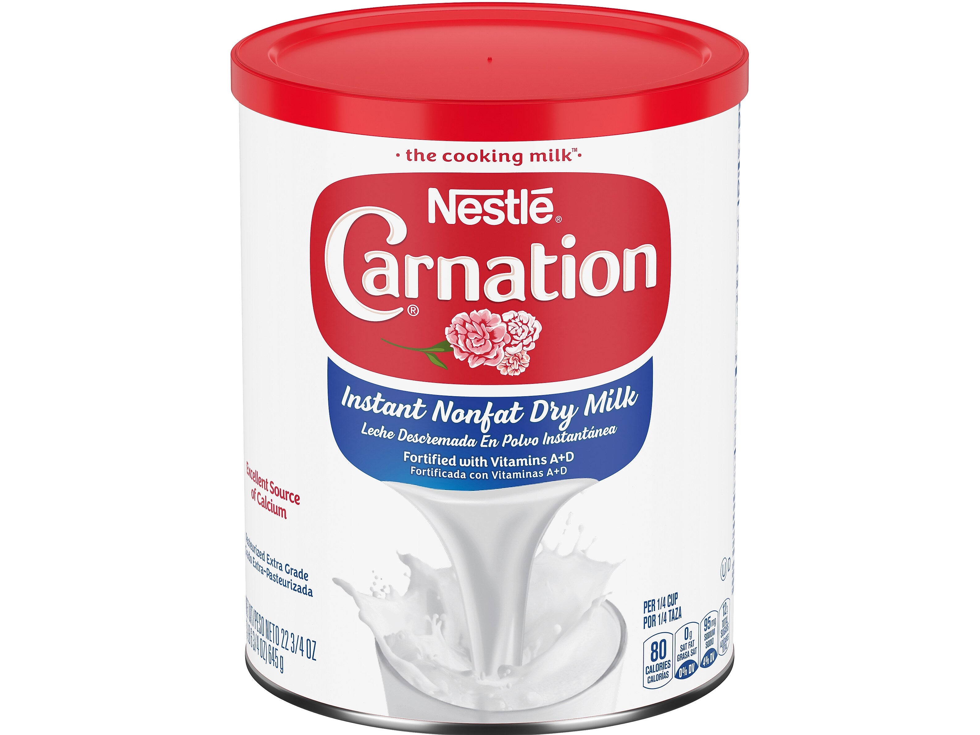 Carnation Instant Nonfat Dry Milk, 22.75 oz., 4/Pack (12428935)
