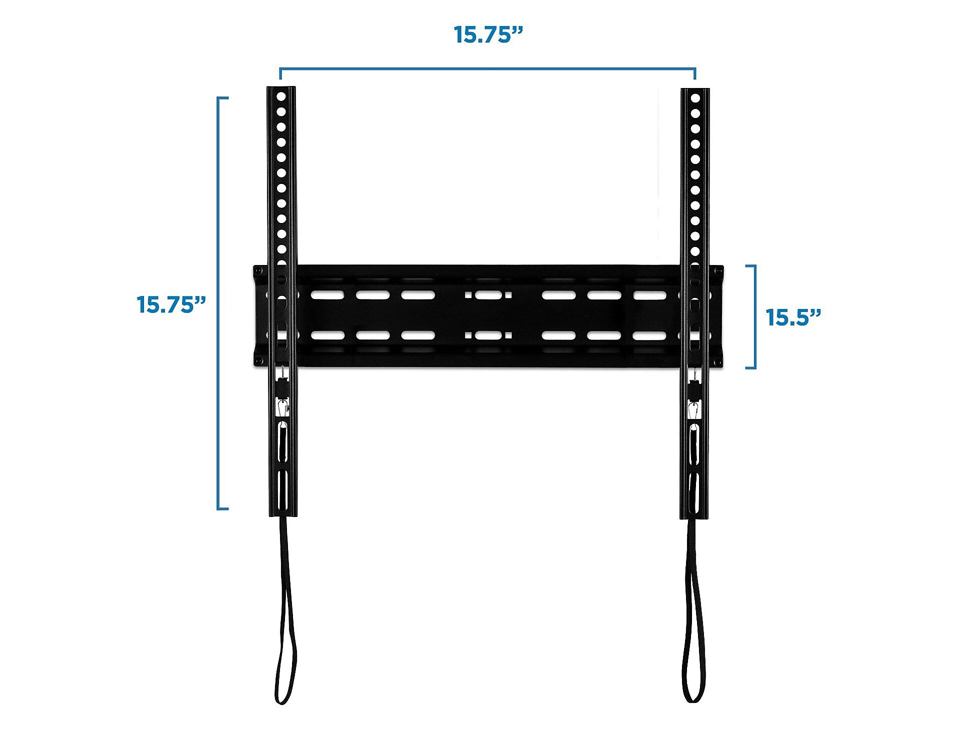 Mount-It! Fixed Wall TV Mount for LCD (Low Profile Slim), Lockable, Screen Size: 32"-55", 77 lbs. Max. (MI-3050)
