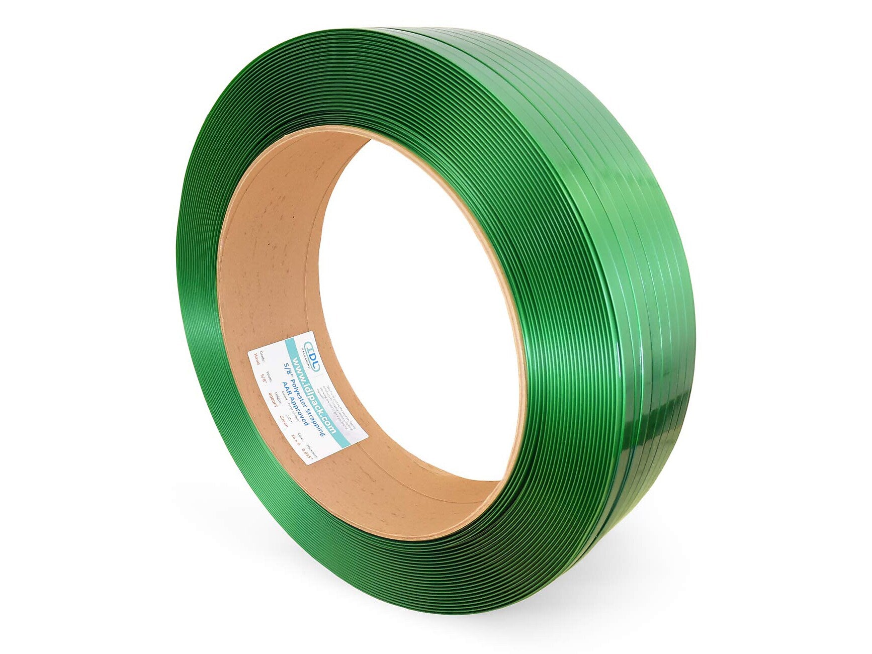 5/8" x 0.035" x 4000' Polyester Strapping Kit, 16" x 6", Hand Grade (C.PSK.58.4000)