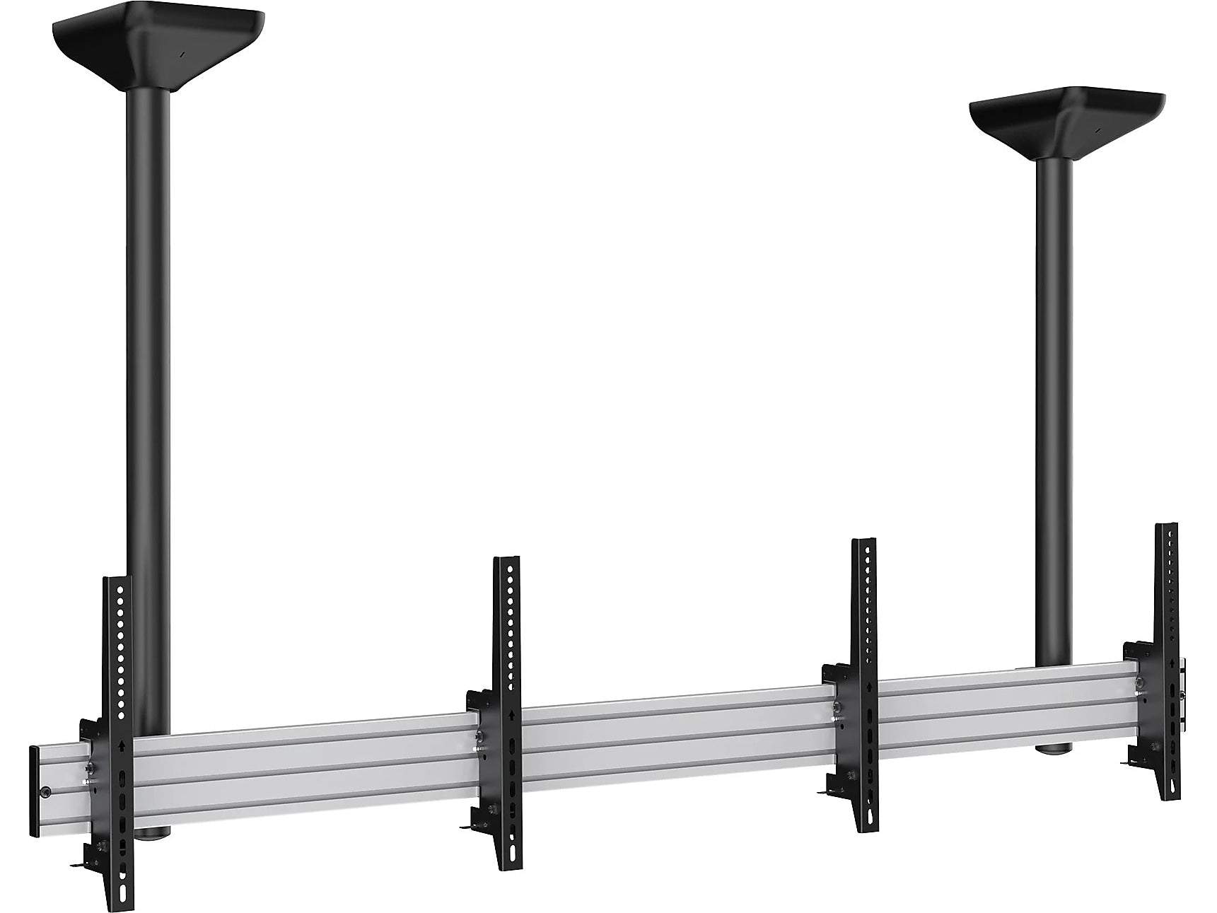 Mount-It! Tilt Ceiling Dual TV Mount for 2 LCD Displays: Screen Size: 45" to 55", 110 lbs. Max. (MI-512B)