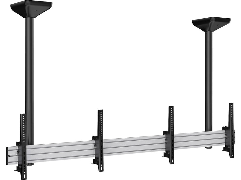 Mount-It! Tilt Ceiling Dual TV Mount for 2 LCD Displays: Screen Size: 45" to 55", 110 lbs. Max. (MI-512B)