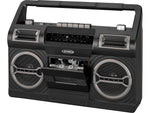 Jensen MCR-500 Portable AM/FM Radio Cassette Recorder/Player, Black