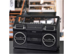 Jensen MCR-500 Portable AM/FM Radio Cassette Recorder/Player, Black