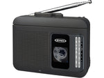 Jensen Personal Cassette Player/Recorder, Black (MCR-75)